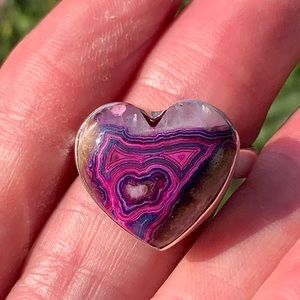 BOUTIQUE LAGUNA LACEAGATE 925 STERLING SILVER RING